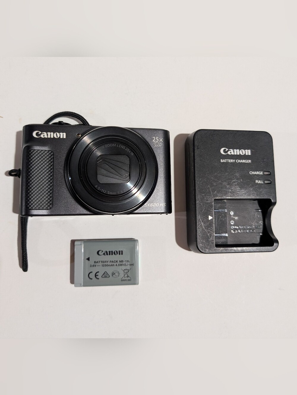 Canon PowerShot SX620 HS Digital Camera Battery Charger Tested And Works Black - Picture 1 of 16